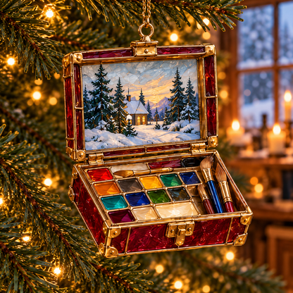 🎨 2026 Christmas Artist Ornaments – Set of 6 Creative Holiday Keepsakes