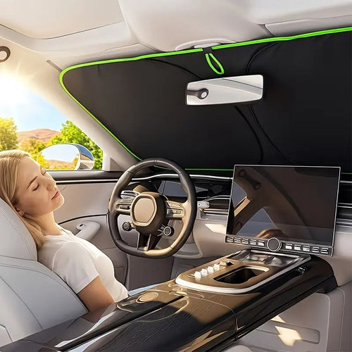 2026 New Portable Heat-Insulating Vehicle Sunshade, Upgraded Thickened Front Window Sun Shade☀️ - image 1