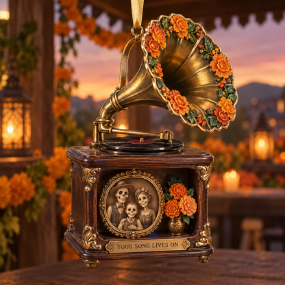 Día de Muertos Musical Ornaments –  Marigold & Melodies of Remembrance Keepsake Collection