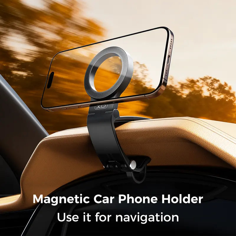 Strong Magnet Magnetic Cellphone Car Mount - Hands-Free Phone Holder, 95° Adjustable - image 1