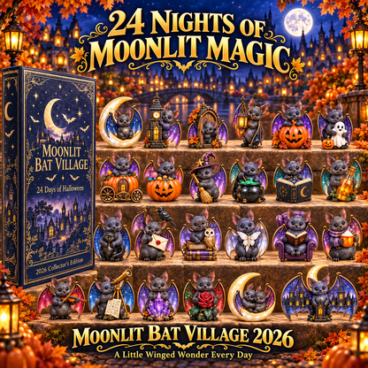 2026 Moonlit Bat Village Halloween Advent Calendar – 24 Unique  Bat Collectibles in a Deluxe Gift Box