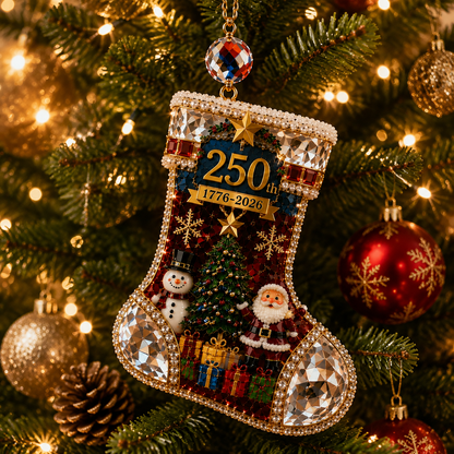 ✨Crystal Christmas Stocking Ornament