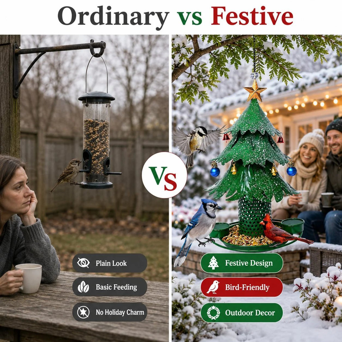 🥰New Hot Sales - 49% OFF🎄 Christmas Tree Bird Feeder🐦Festive Garden Decor for Bird Lovers ✨ - image 3