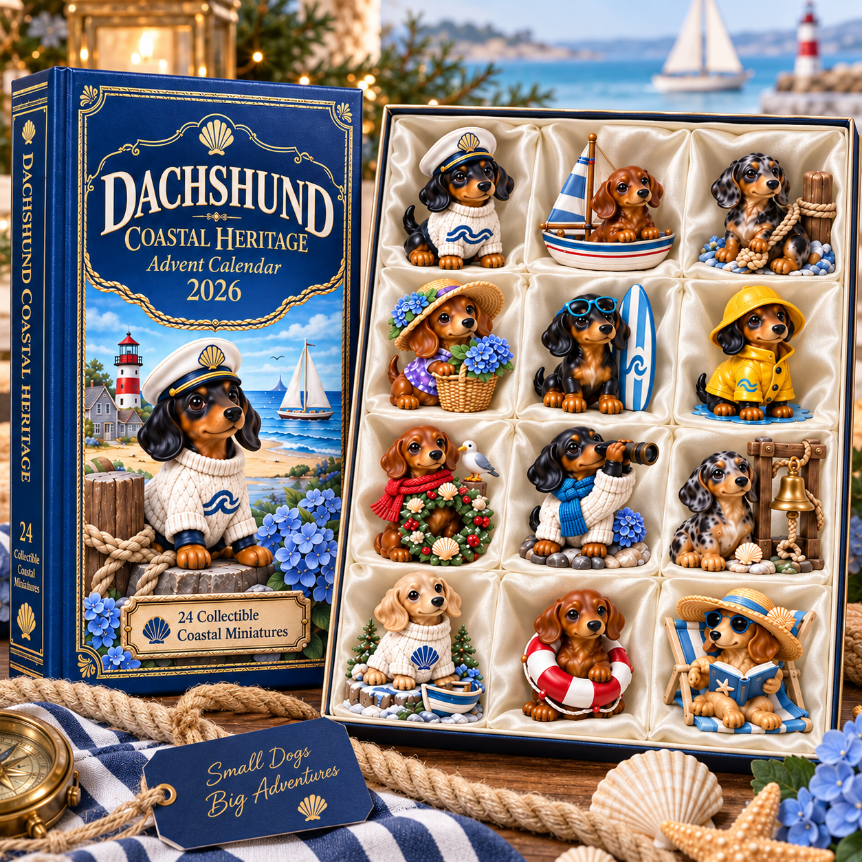 24 Days by the Sea — Dachshund Coastal Heritage Advent Calendar 2026