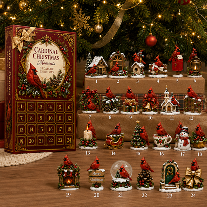🔥Last 30 pcs✨⏰Last day 50% off🔥✨24-Day Advent Calendar - Cardinal