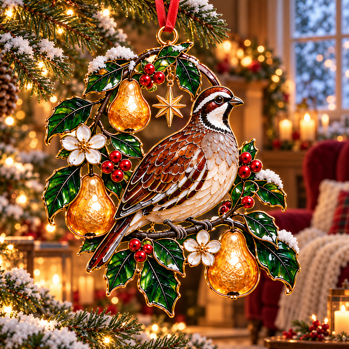 2026 Feathered Christmas Jewels – 6-Piece Bird Ornament Gift Set