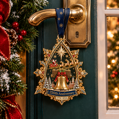 🎄✨ 250th Anniversary Christmas Ornament 1776–2026 | Elegant Patriotic Holiday Keepsake Gift 🎁🇺🇸