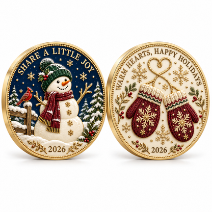2026 Christmas Memories Coin Collection – 6 Festive Designs, Double-Sided Details & Timeless Holiday Charm