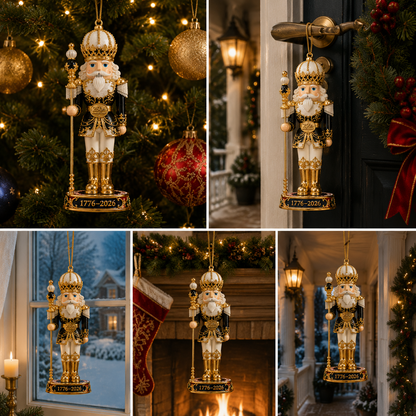 🔥Last 30 pcs✨⏰ Limited anniversary edition✨2026 America 250th Anniversary Imperial Nutcracker King Ornament