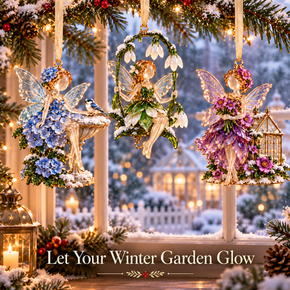 Winter Garden Fairies – 6 Enchanting Christmas Ornament Designs