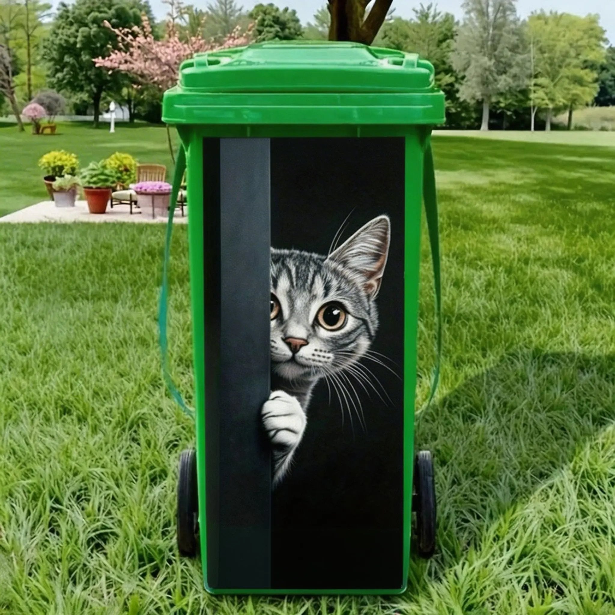 🐴 Creative Trash Can Sticker with Colourful Cartoon - image 11