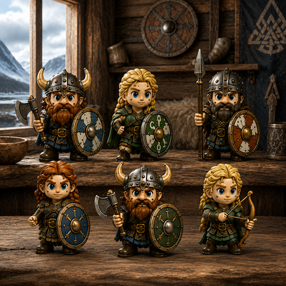 Viking Warriors Advent Calendar 2026 – 24 Collectible Norse Warrior Miniatures