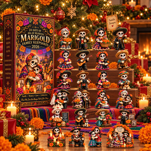 24 Days of Family, Memory & Love — Día de Muertos Marigold Family Keepsakes Advent Calendar 2026