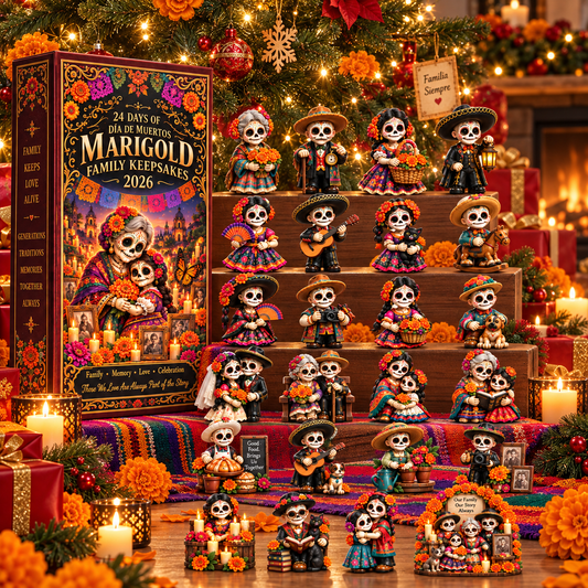 24 Days of Family, Memory & Love — Día de Muertos Marigold Family Keepsakes Advent Calendar 2026