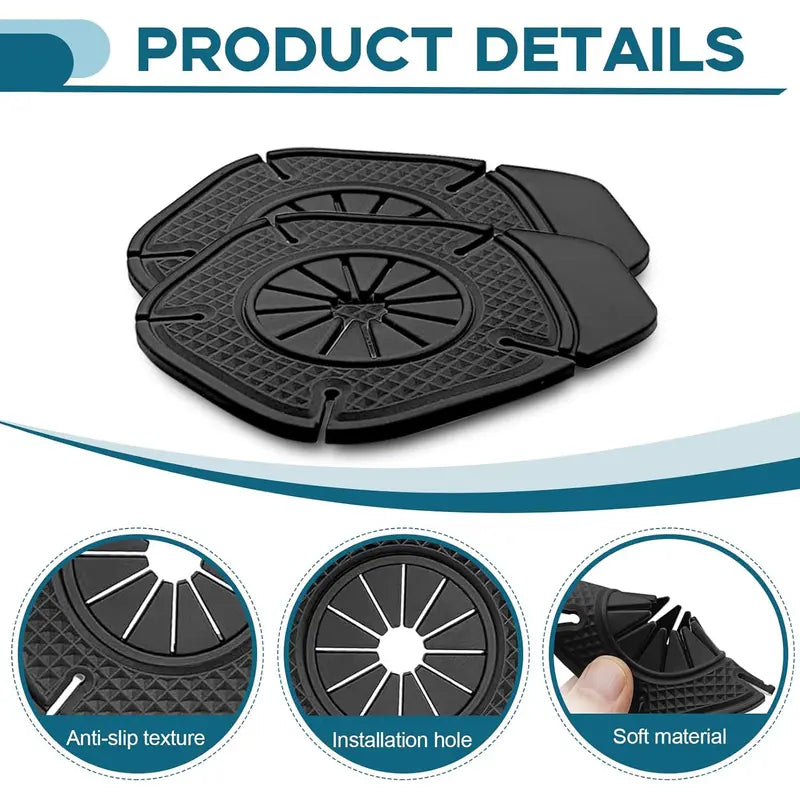 4 Pcs Silicone Automotive Windshield Wiper Arm Hole Protector Covers 🚗