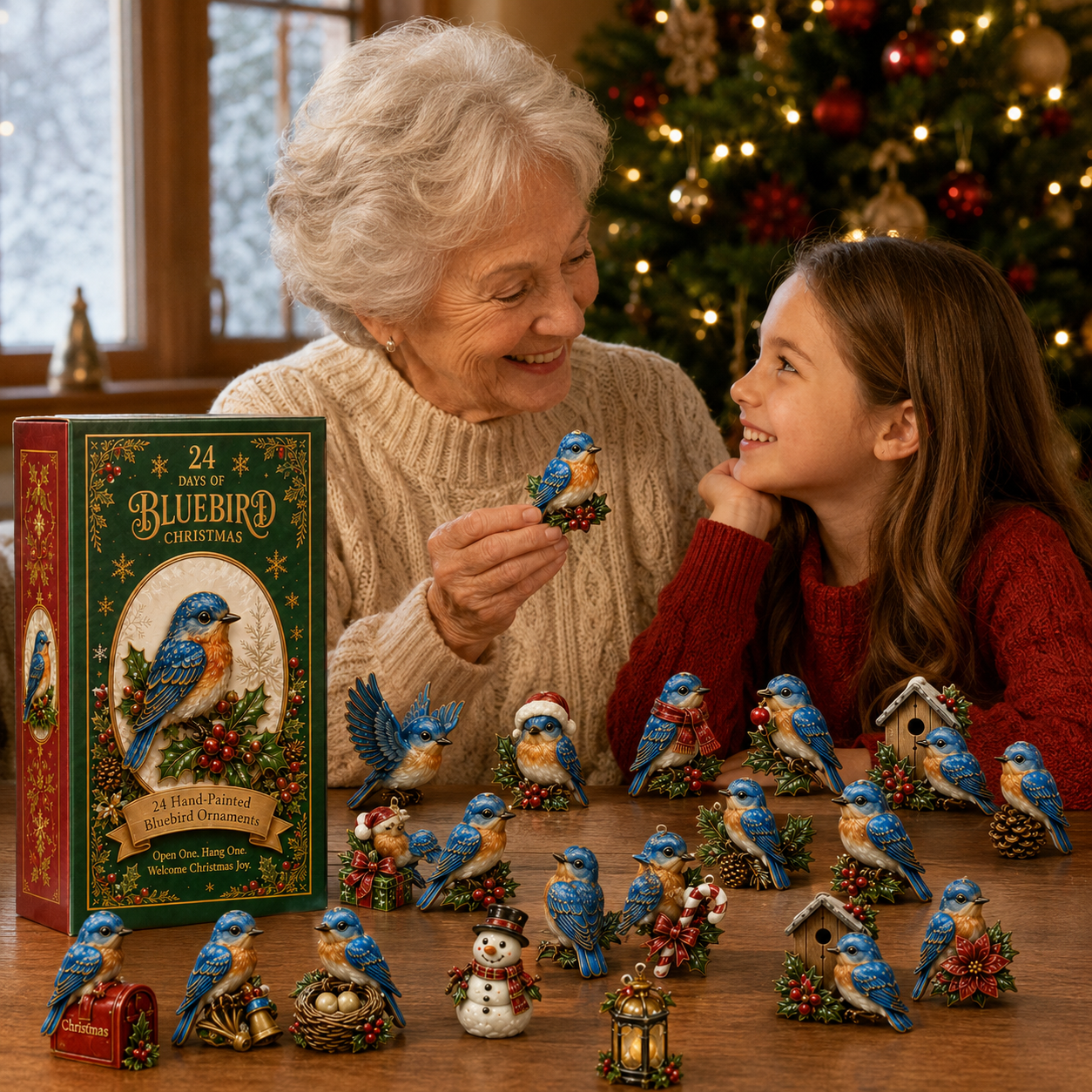 🔥Last 60 pcs✨⏰Last day 50% off🔥✨24-Day Advent Calendar - Bluebird