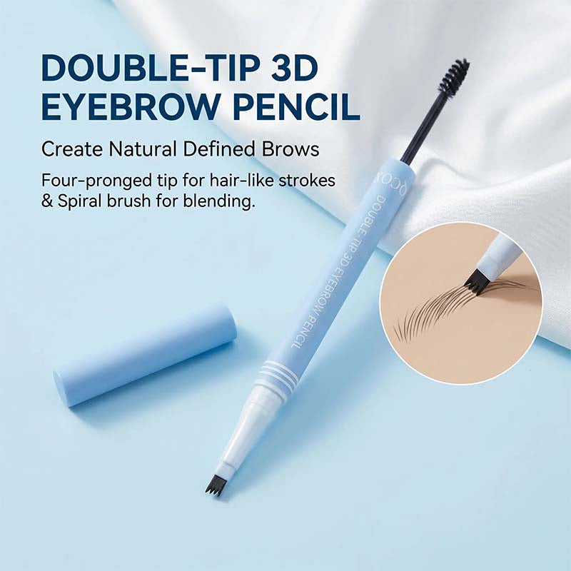 2-in-1 Waterproof Micro-Fork Eyebrow Pen-Tinted Gel Cosmetic🖌️ - image 2