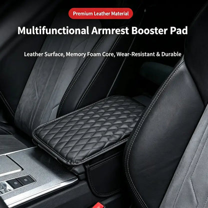 Multifunctional Car Armrest Box Cushion with Built-in Storage Bag 🚙