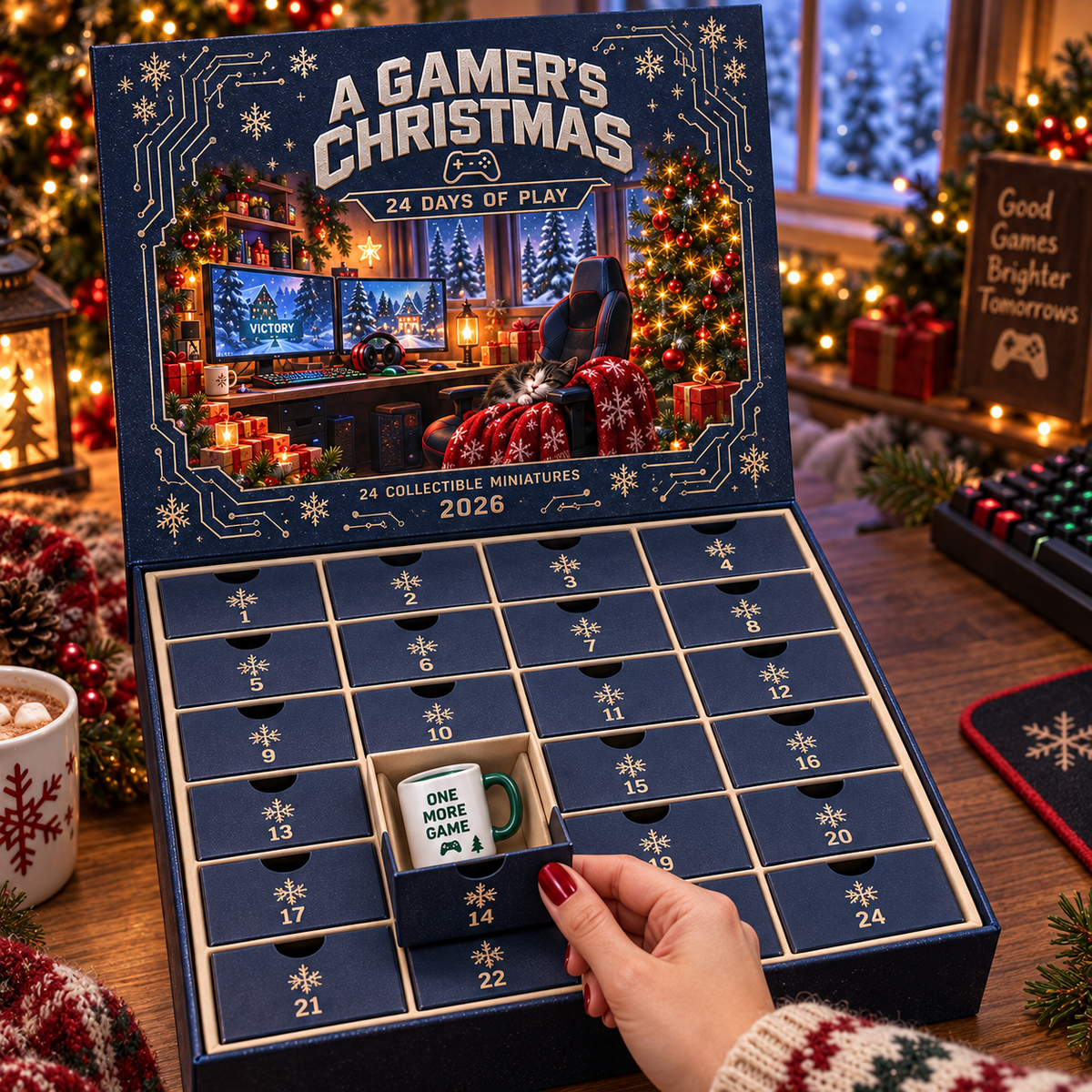 A Gamer’s Christmas 2026 Advent Calendar – 24 Collectible  Gaming Miniatures