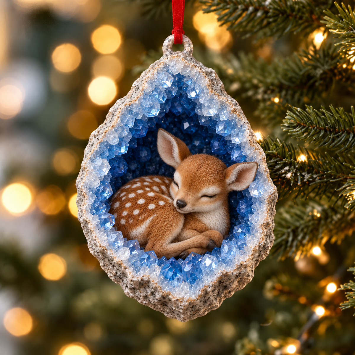 🎄Early Bird Christmas Sale 50% OFF | Geode Animal Ornaments