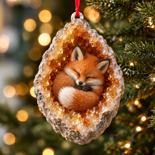 🎄Early Bird Christmas Sale 50% OFF | Geode Animal Ornaments