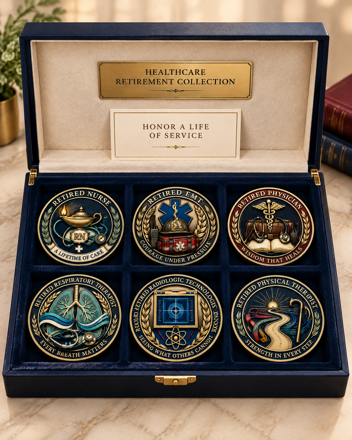 Healthcare Retirement Challenge Coin Collection - image 7