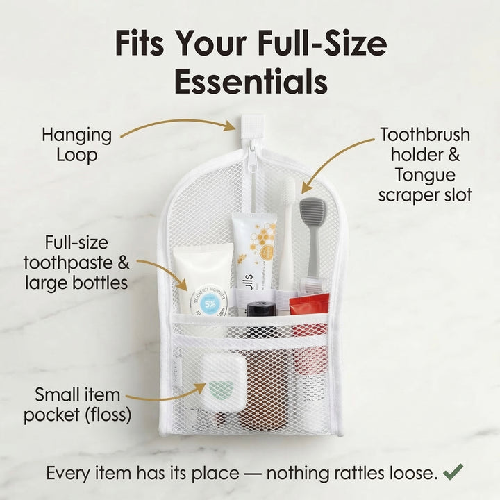 Standing Toiletry Bag Waterproof Foldable Travel Makeup Organizer🎒 - image 3