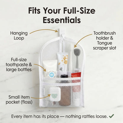 Standing Toiletry Bag Waterproof Foldable Travel Makeup Organizer🎒 - image 3
