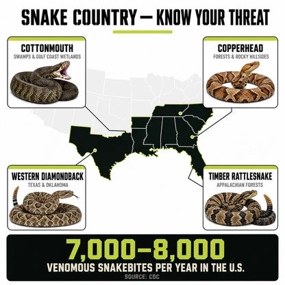 Tactical Snake Bite Protection for Hunting & Outdoor 🐍