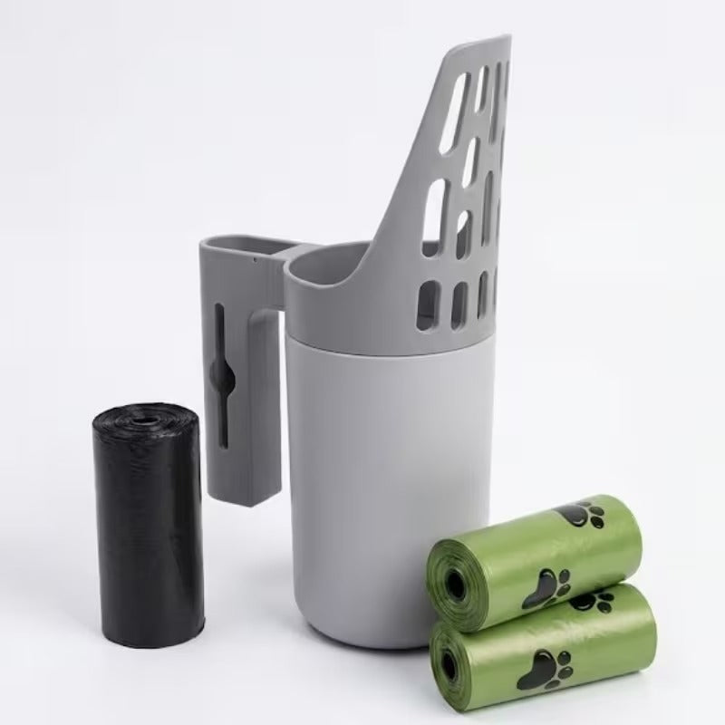 Large-Capacity Cat Litter Scoop with Integrated Trash Can - image 8
