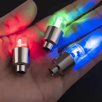 Waterproof LED Tire Valve Cap Light - image 1