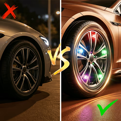 Waterproof LED Tire Valve Cap Light - image 4