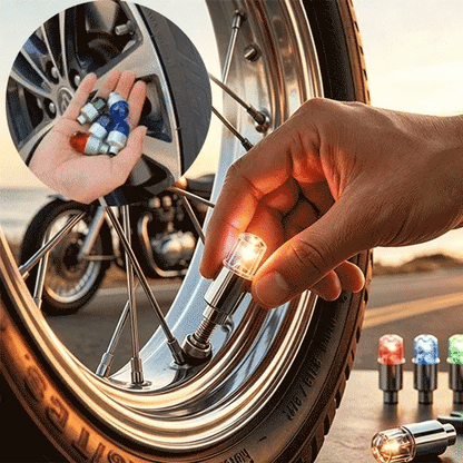 Waterproof LED Tire Valve Cap Light - image 2
