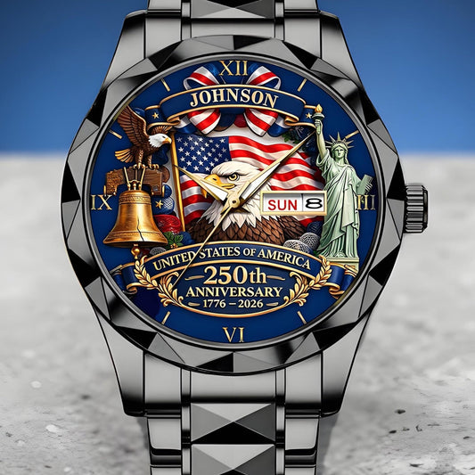 Personalized United States 250th Anniversary Watch