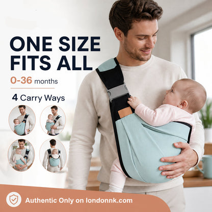 👶 4-in-1 Breathable Baby Carrier – 0-36 Months, Front/Back/Facing In/Out – Hands-Free - image 4