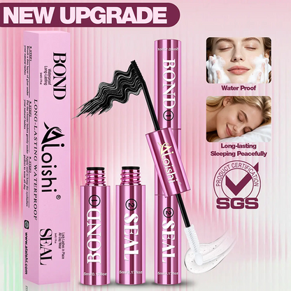 2 in 1 Bond & Seal Eyelash Adhesive, Black/White Waterproof Gentle Lightweight Strong Hold Glue🖤🤍 - image 13