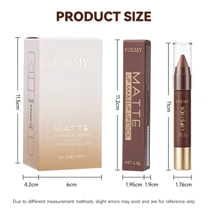 Matte Brown Lipstick, Individual Lipsticks, Waterproof, Non-stick Cup💄 - image 11
