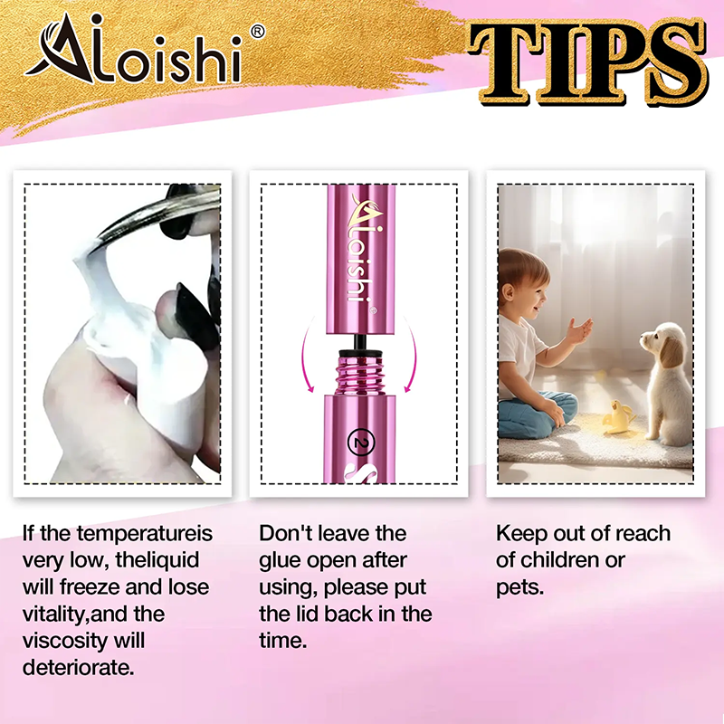 2 in 1 Bond & Seal Eyelash Adhesive, Black/White Waterproof Gentle Lightweight Strong Hold Glue🖤🤍 - image 7