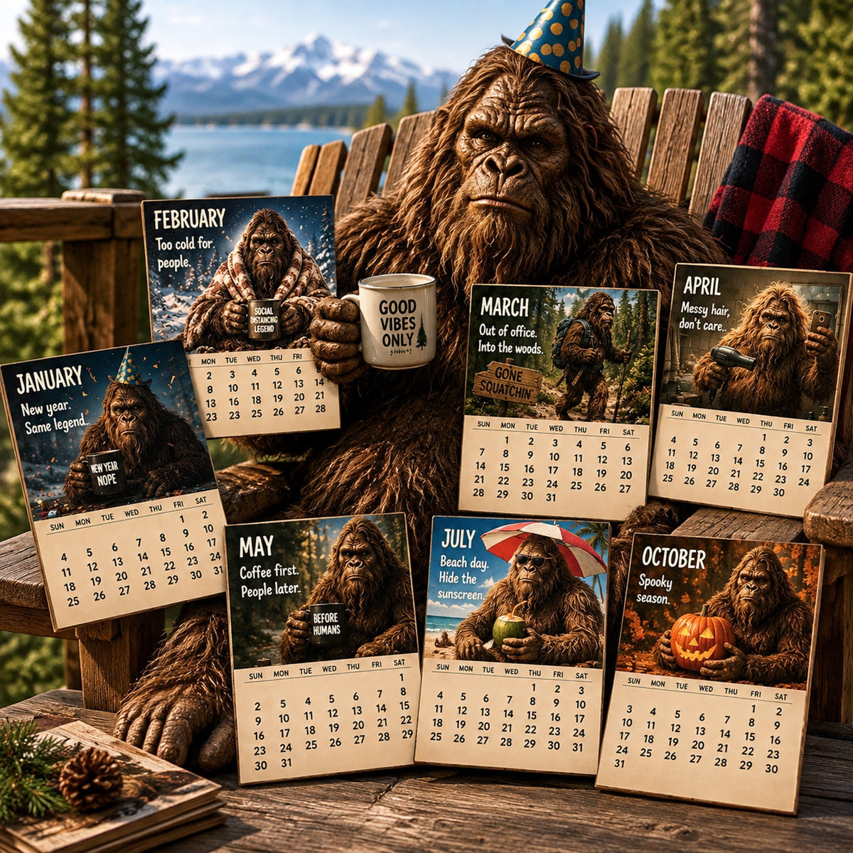 🦶2027  Daily Life Calendar - image 2