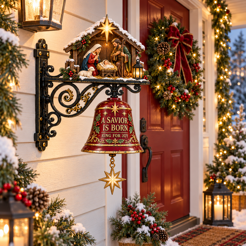 ✨ Jesus Nativity Christmas Door Bell - image 1