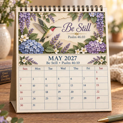 ✝️ 3D Christian Calendar 2027 | 12 Scripture Designs with Nature Scenes, Birds & Flowers for Faith-Filled Homes & Meaningful Gifts 🎁 - image 6
