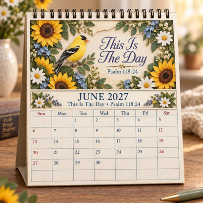 ✝️ 3D Christian Calendar 2027 | 12 Scripture Designs with Nature Scenes, Birds & Flowers for Faith-Filled Homes & Meaningful Gifts 🎁 - image 9