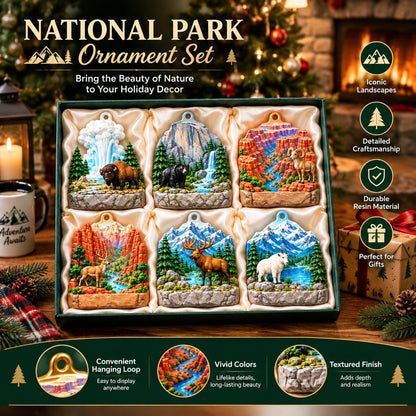 National Parks Acrylic Ornament Gift Set - image 1