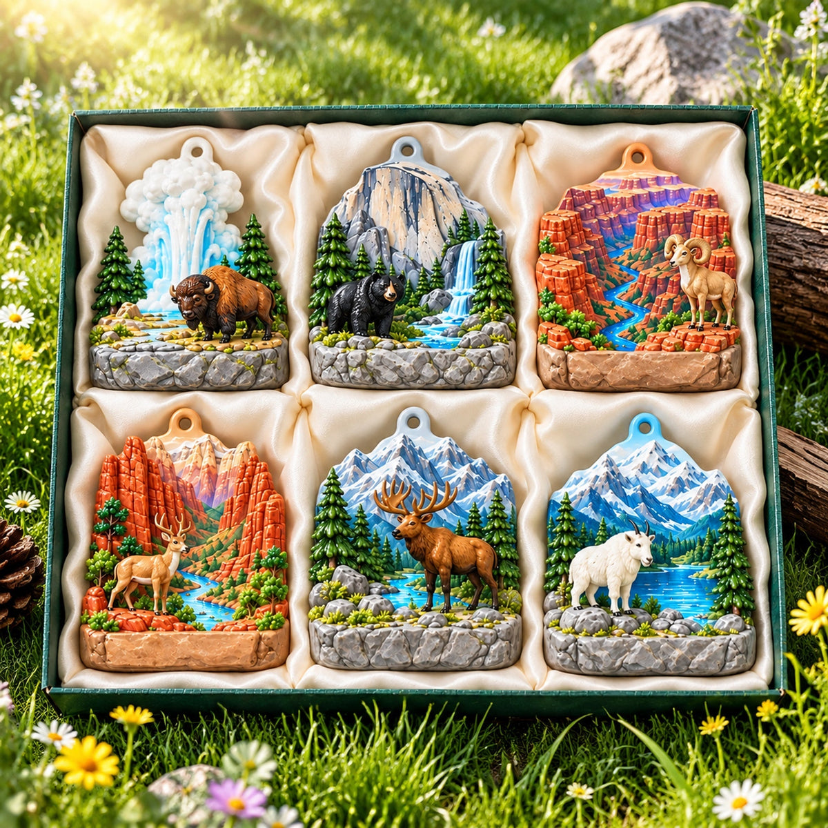 National Parks Acrylic Ornament Gift Set - image 2