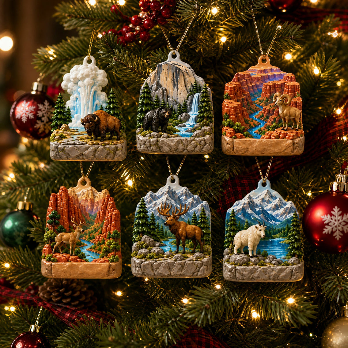 National Parks Acrylic Ornament Gift Set - image 3
