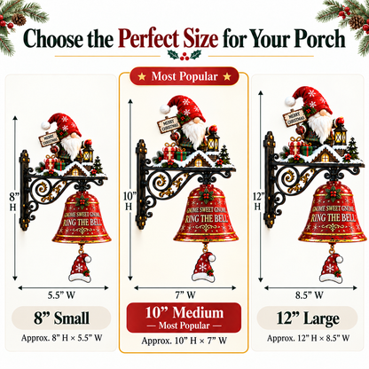 🎄 Gnome Sweet Gnome Christmas Door Bell - image 6