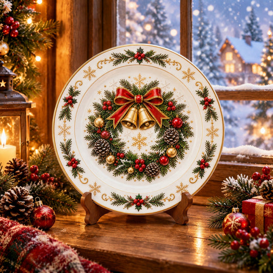 Christmas Dinner Plate Collection – 6 Festive Holiday Designs - image 1
