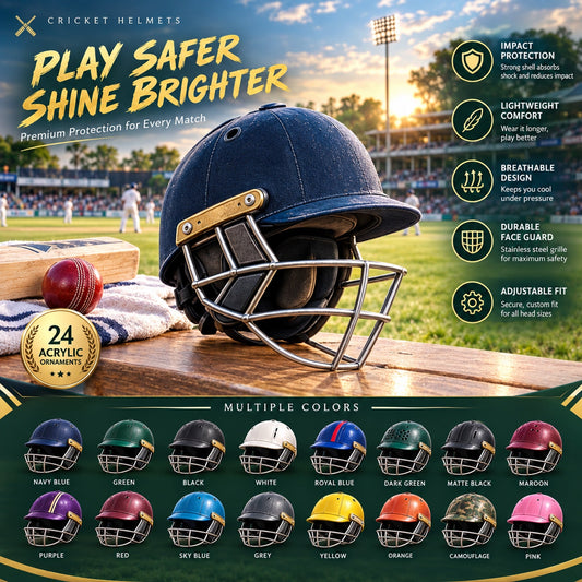 Cricket Helmets Advent Calendar 2026 - 24-Day Festive Countdown, Acrylic Charms Blind Box - image 1