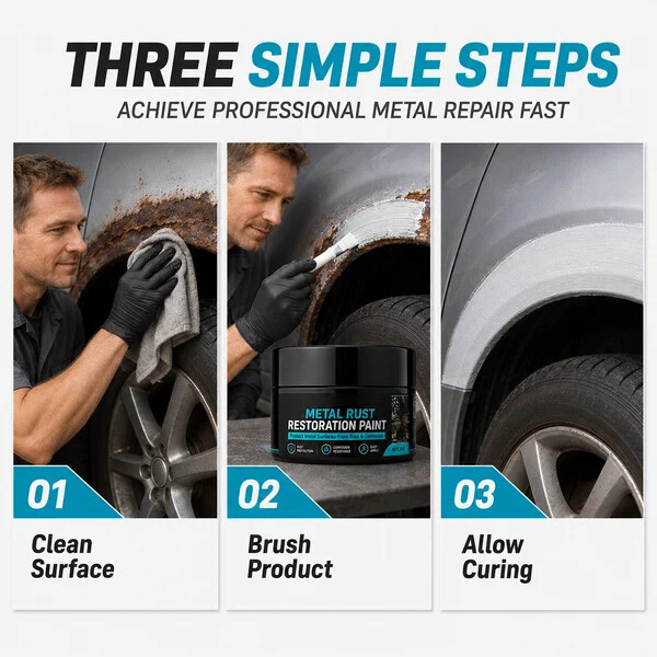 🥳2026 HOT SALE🥳💞50K+ SOLD!🔧🏠 Metal Rust Protection Black Repair Paste – Restores rusty gates, railings & tools. Forms protective coating – no need to replace! 🛡️✨ - image 8