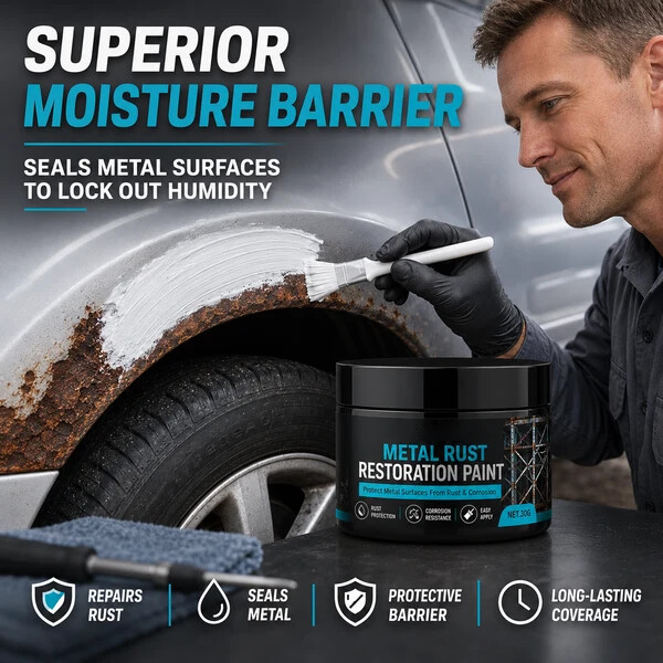 🥳2026 HOT SALE🥳💞50K+ SOLD!🔧🏠 Metal Rust Protection Black Repair Paste – Restores rusty gates, railings & tools. Forms protective coating – no need to replace! 🛡️✨ - image 4